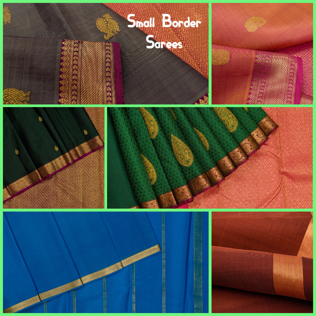 The Beauty of Subtlety: Small Border Sarees Redefined