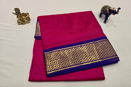 Nine yards silk saree SS4002