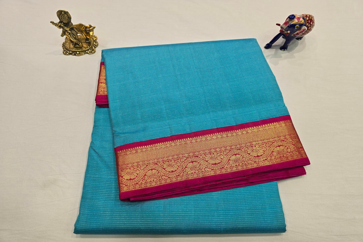 Nine yards silk saree SS4018