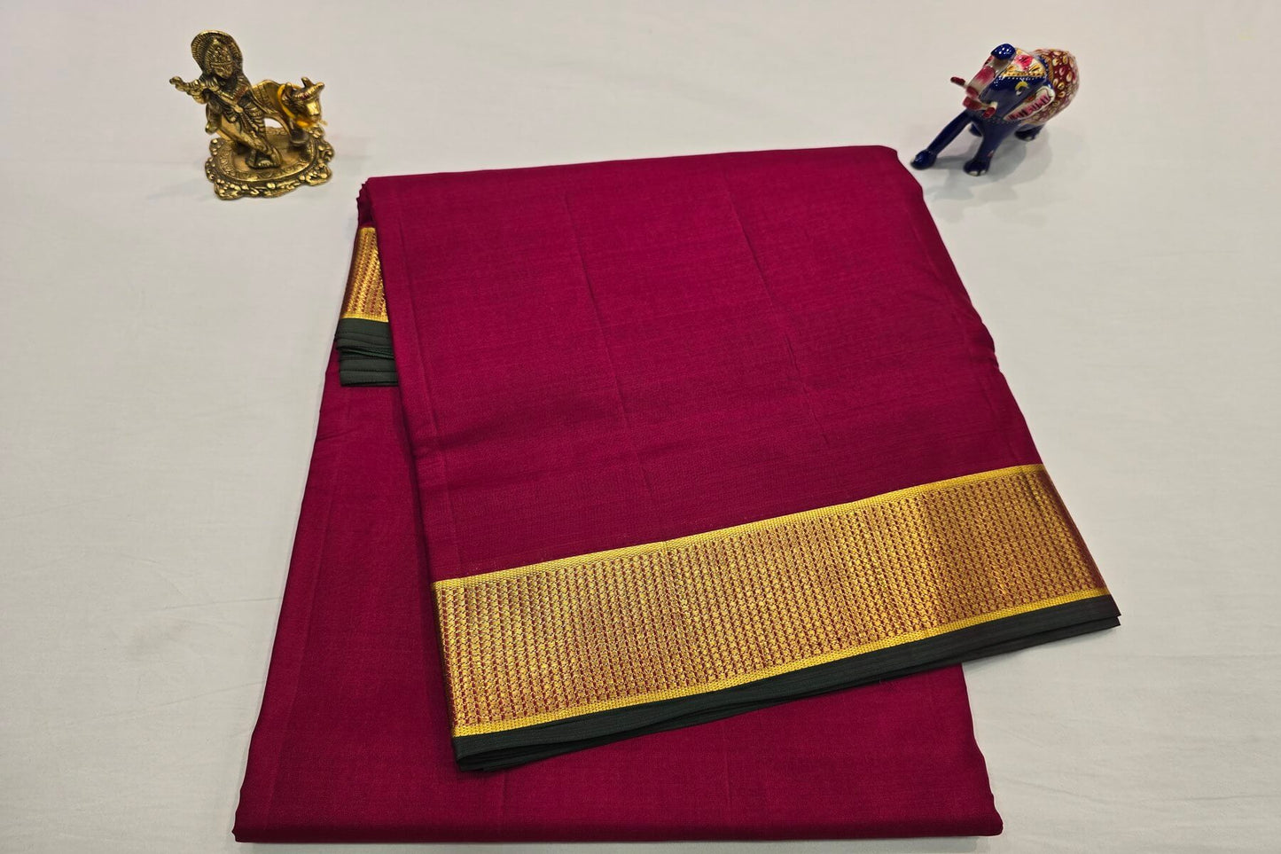 Nine yards silk saree SS4019