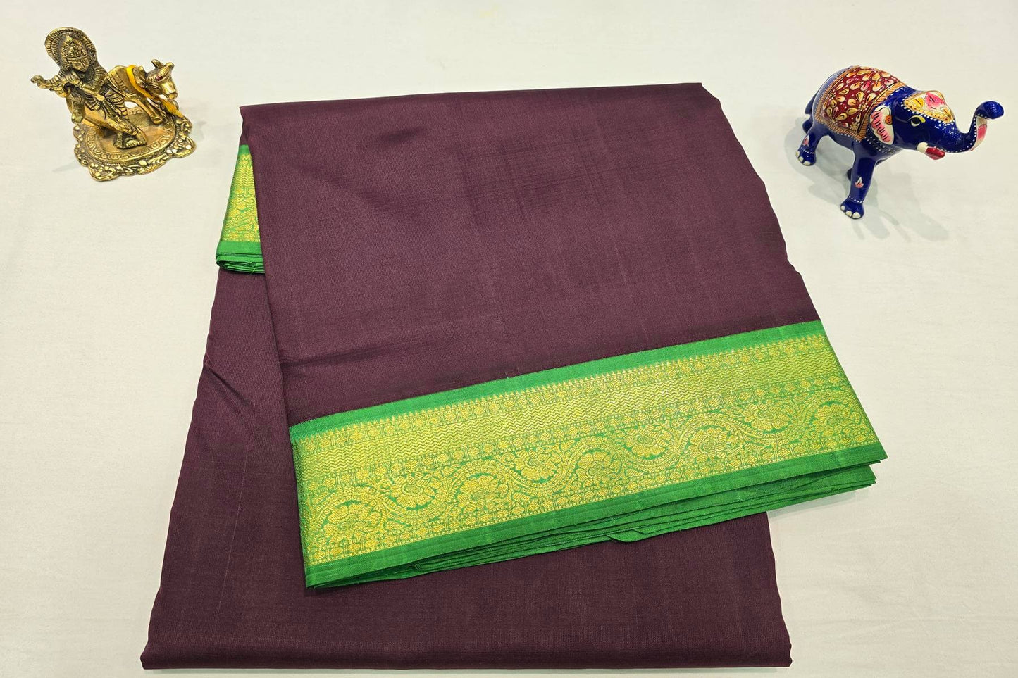 Nine yards silk saree SS4154