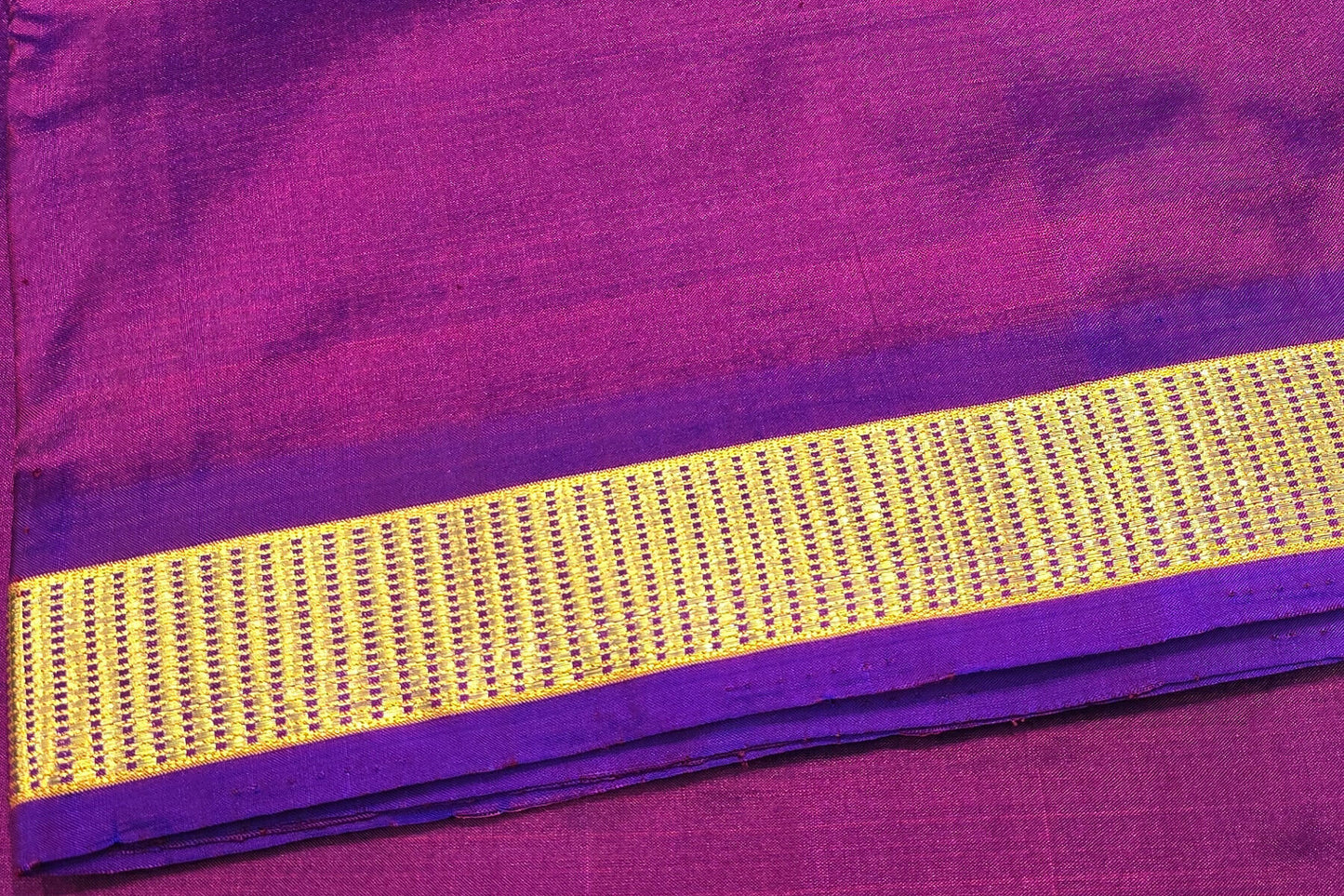 Nine yards silk saree SS4156