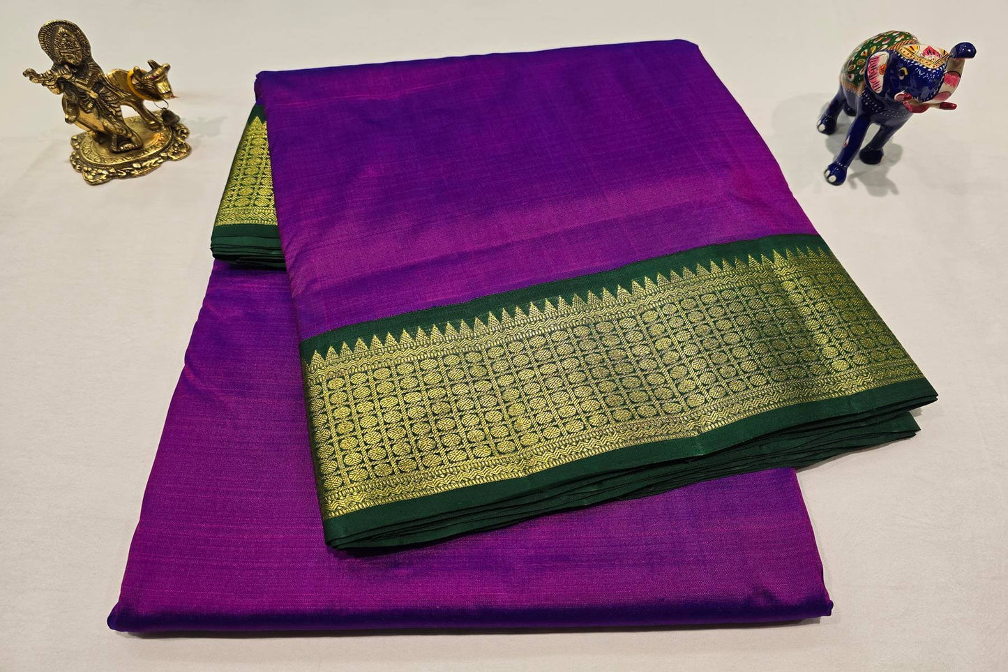 Nine yards silk saree SS4177