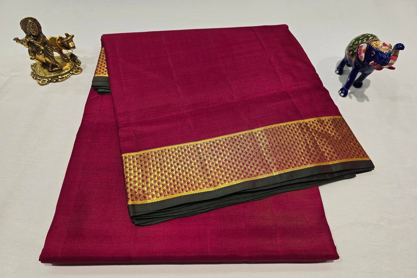 Nine Yards Madisar Silk Sarees SS4180