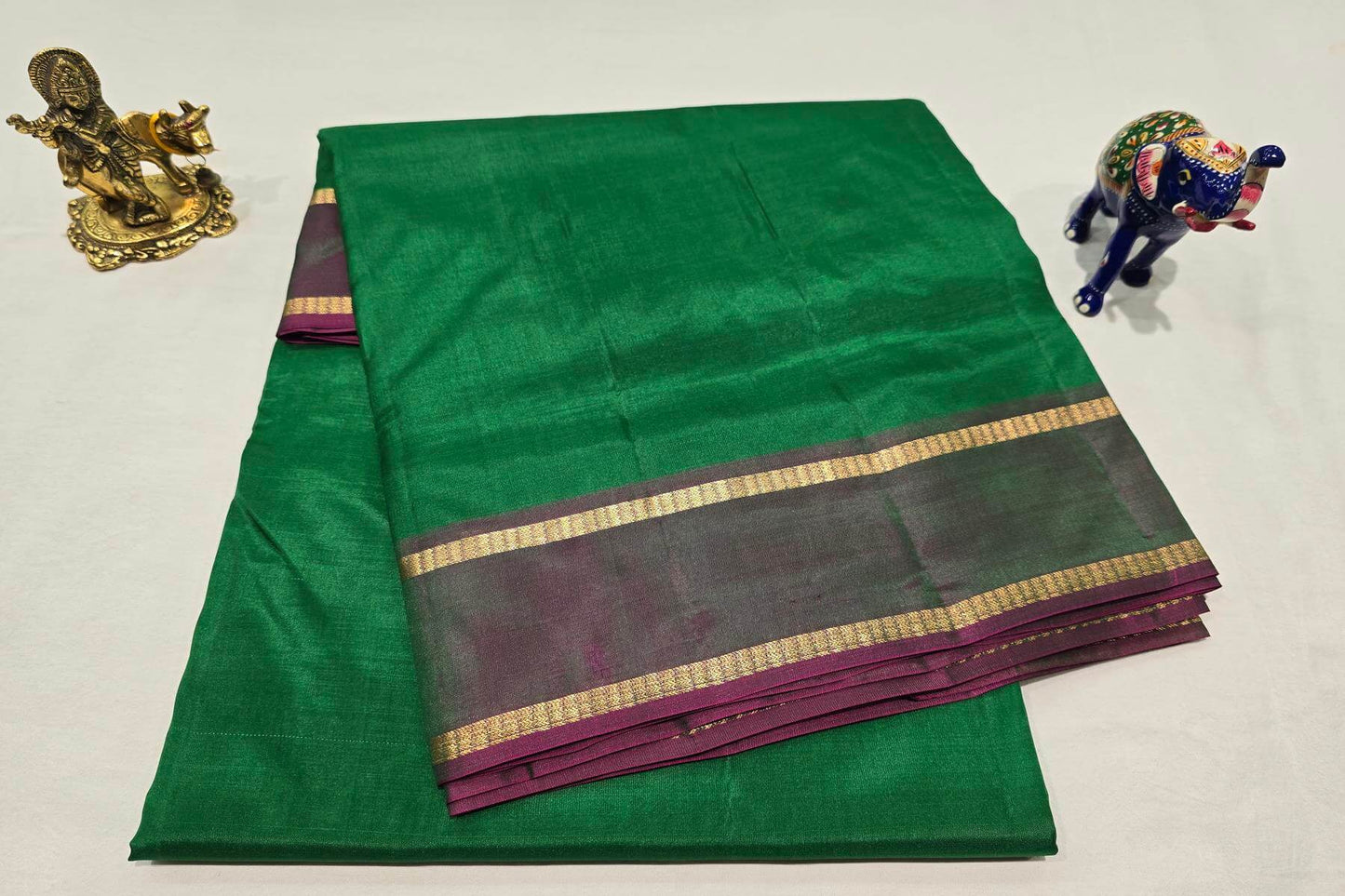 Nine yards silk saree AC1259