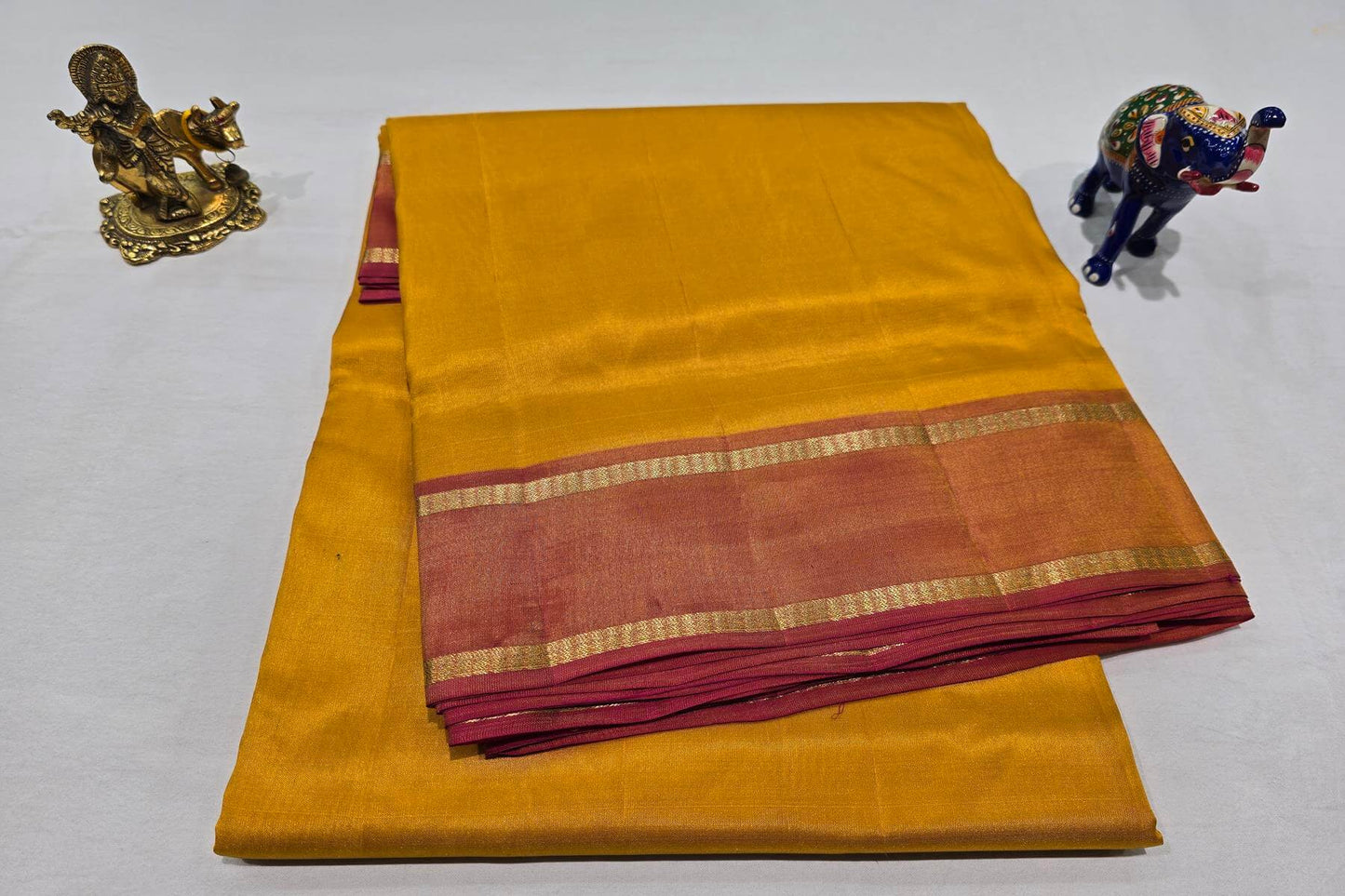 Nine yards silk saree AC1262