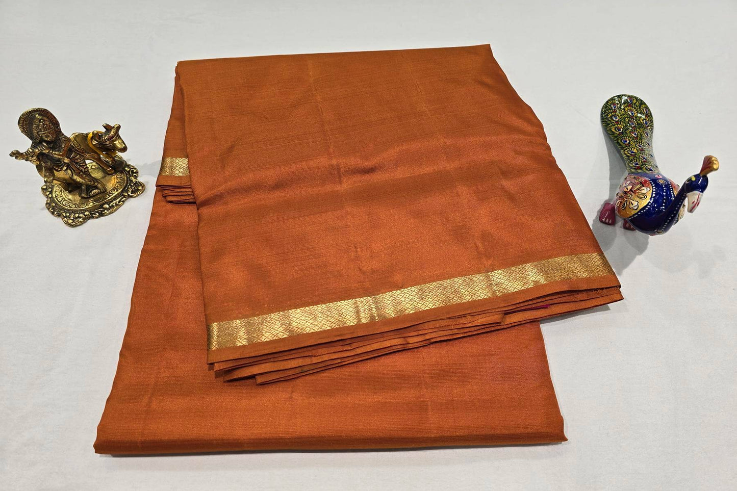 Nine yards silk saree AC1266