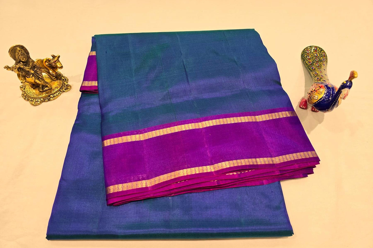 Nine yards silk saree AC1268