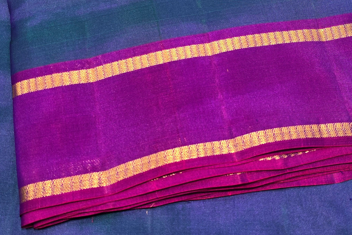 Nine yards silk saree AC1268