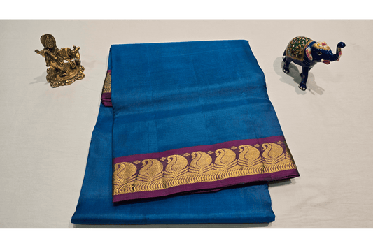 Nine yards silk saree SS4365