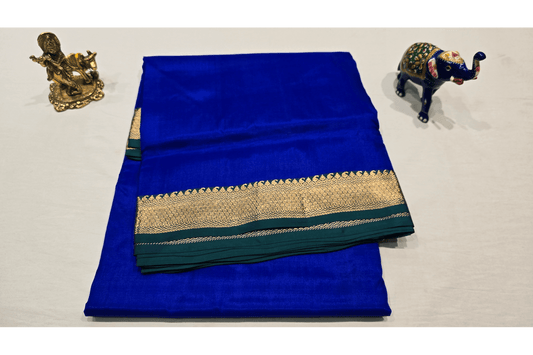 Nine yards silk saree AC1271