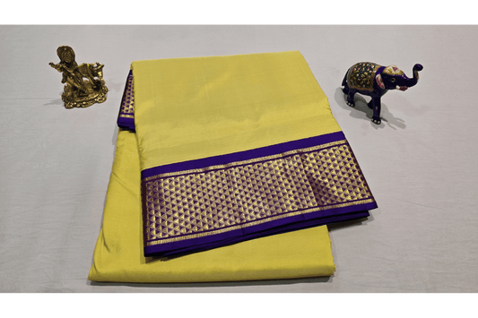 Nine yards silk saree SS4376