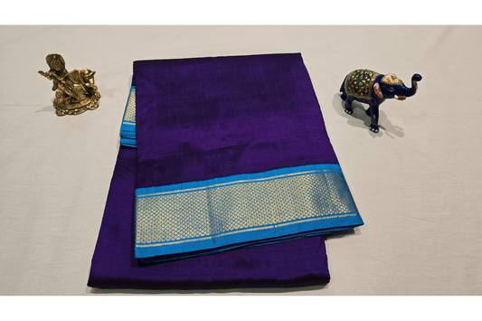 Nine yards silk saree SS4379