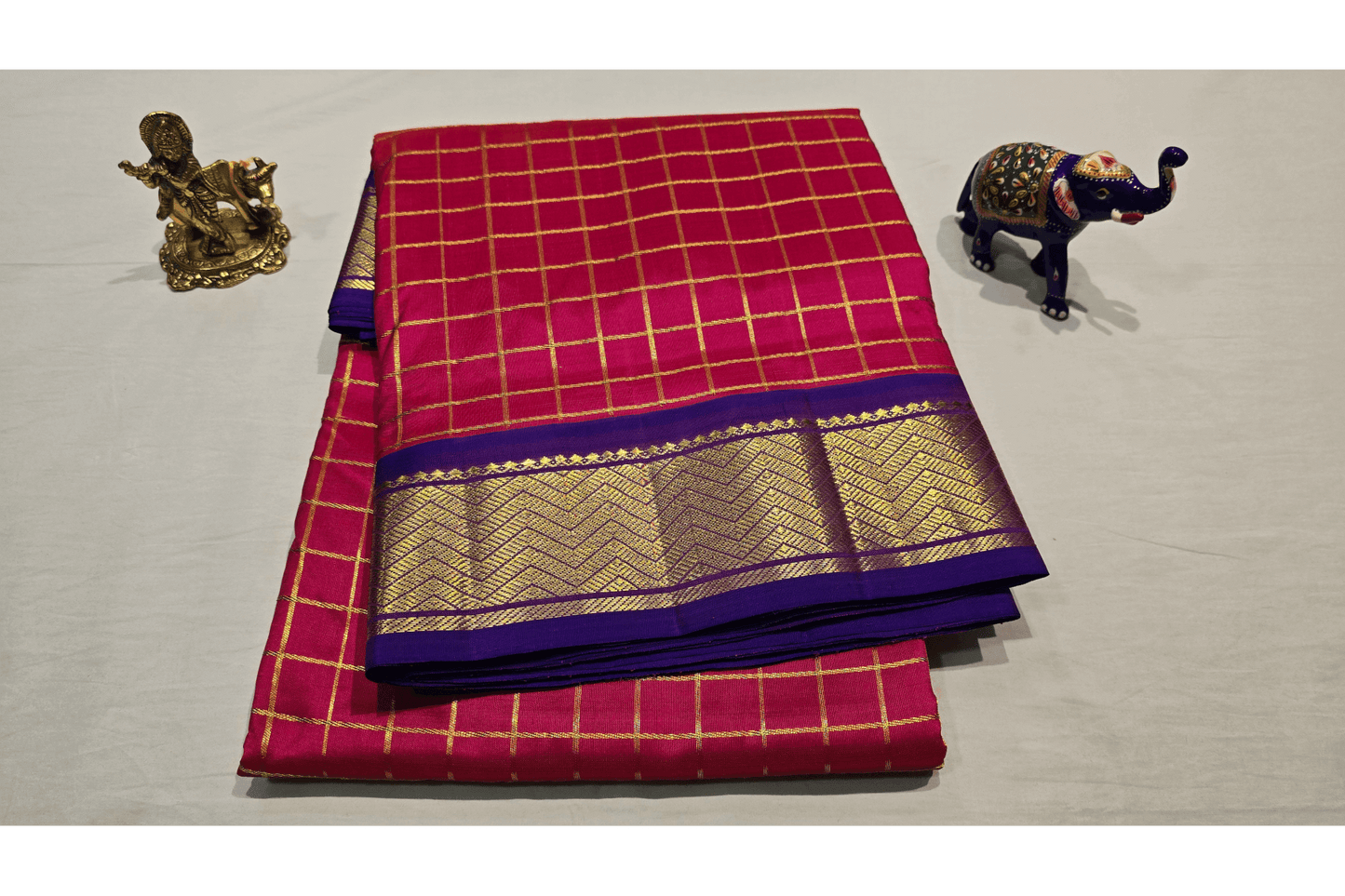 Nine yards silk saree SS4381