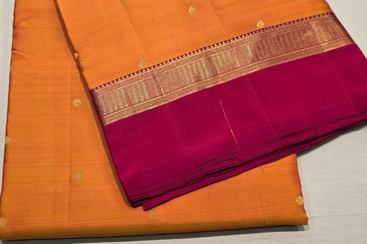 Nine yards silk saree AC1274