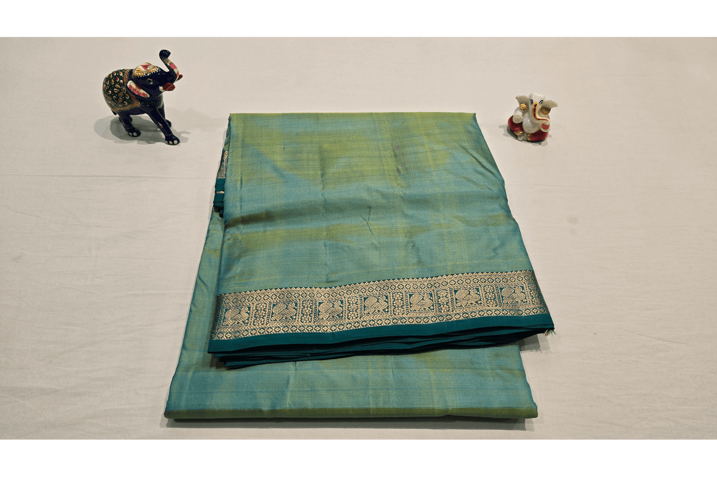 Nine yards silk saree AC1289