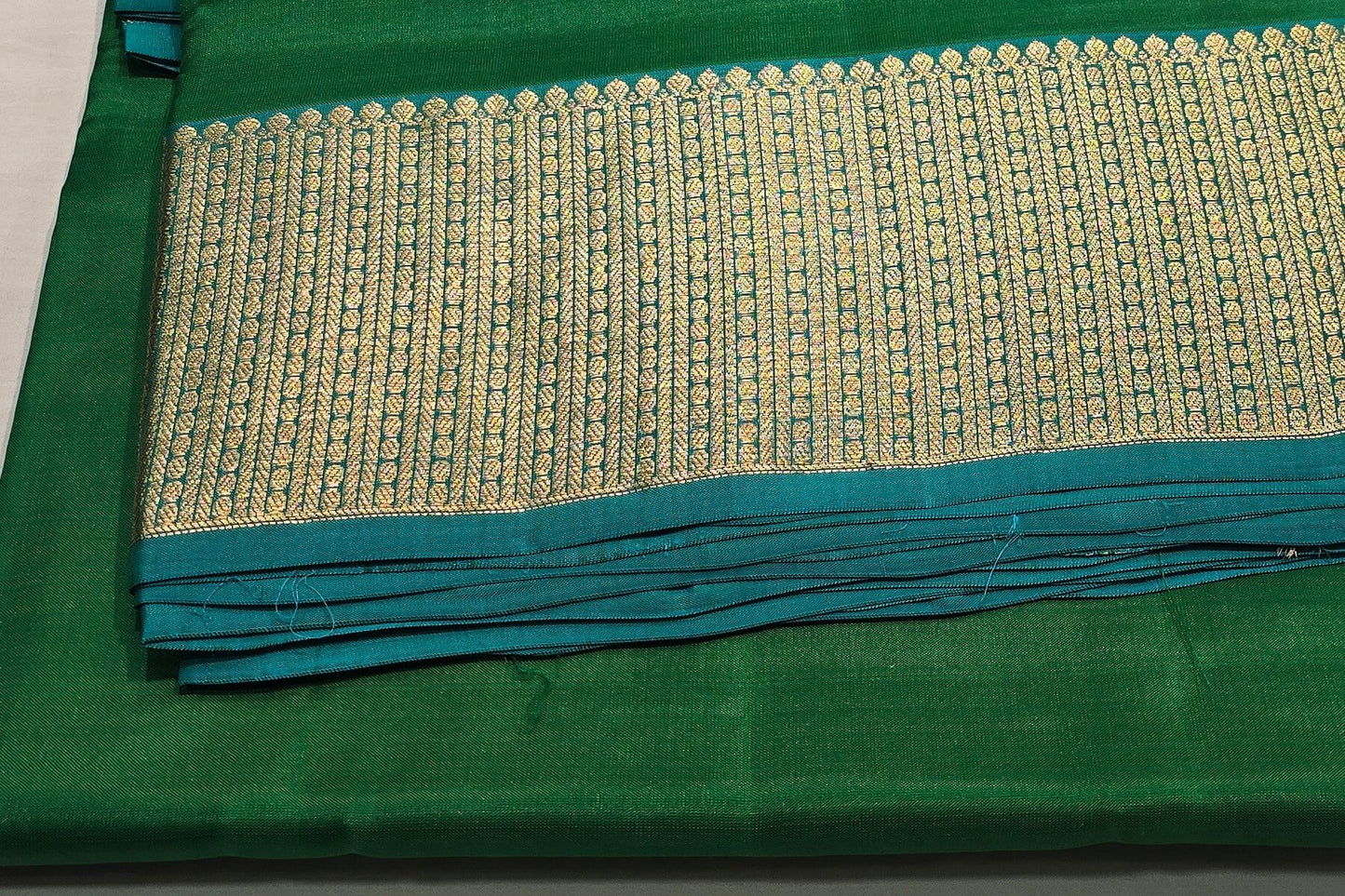 Nine yards silk saree AC1292