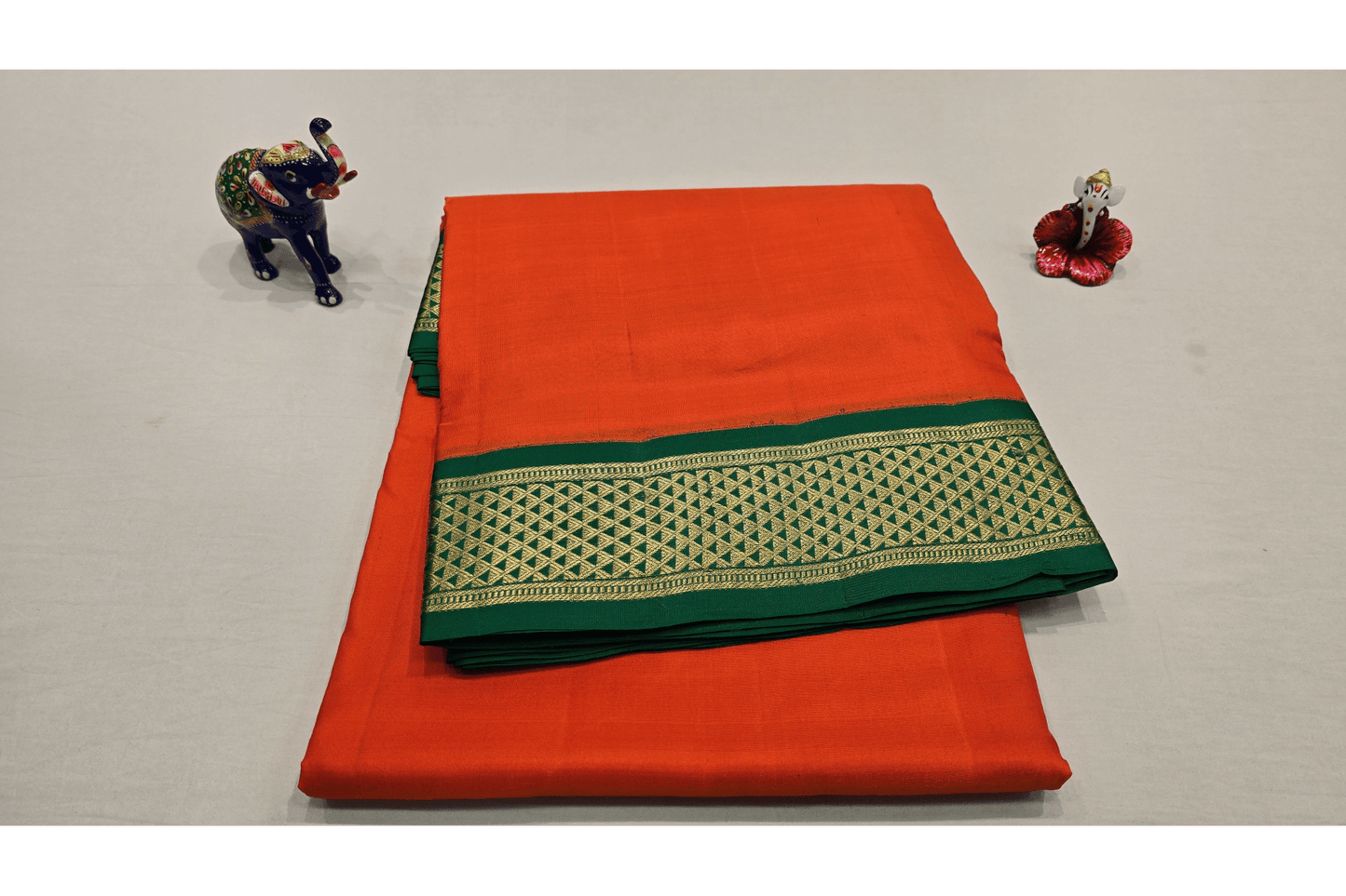 Nine yards silk saree AC1295