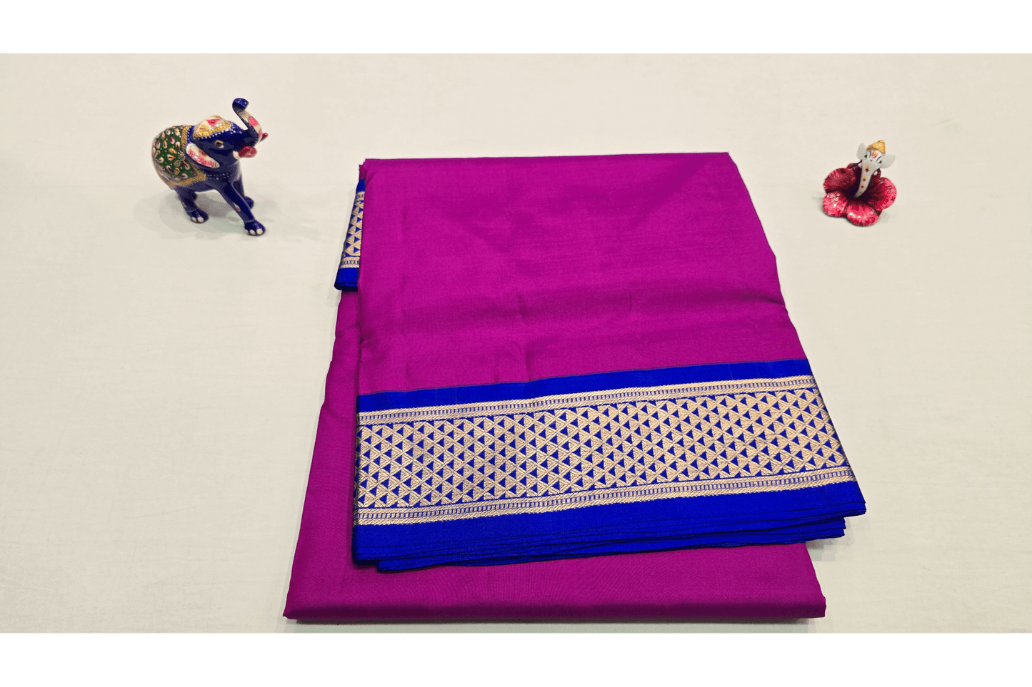 Nine yards silk saree AC1297