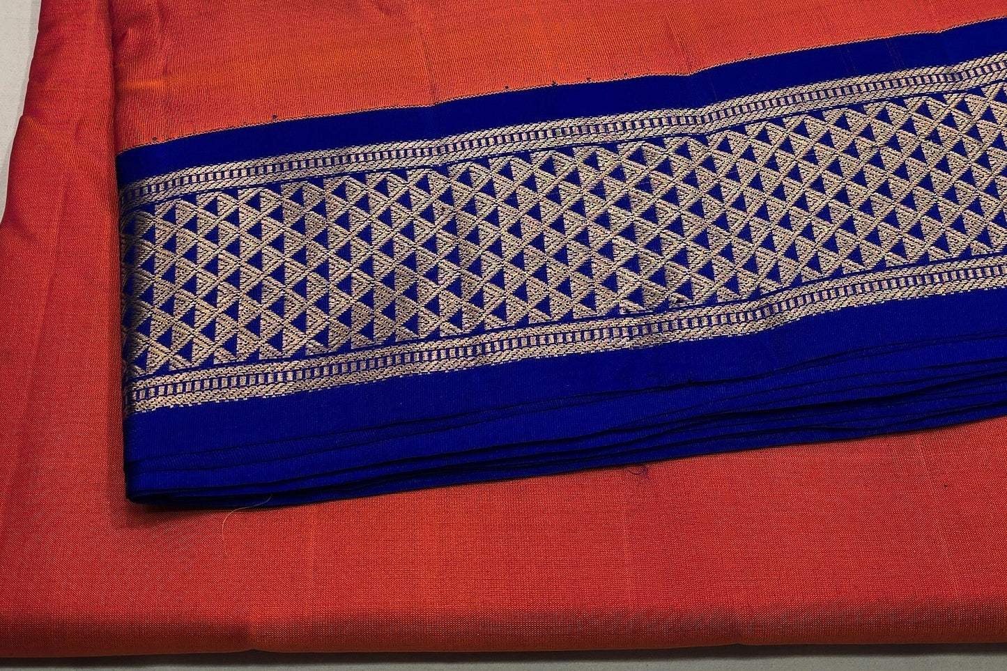 Nine yards silk saree AC1298