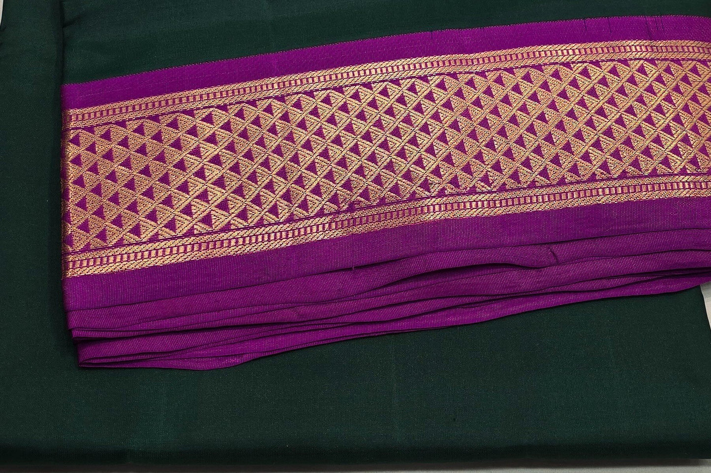 Nine yards silk saree AC1299