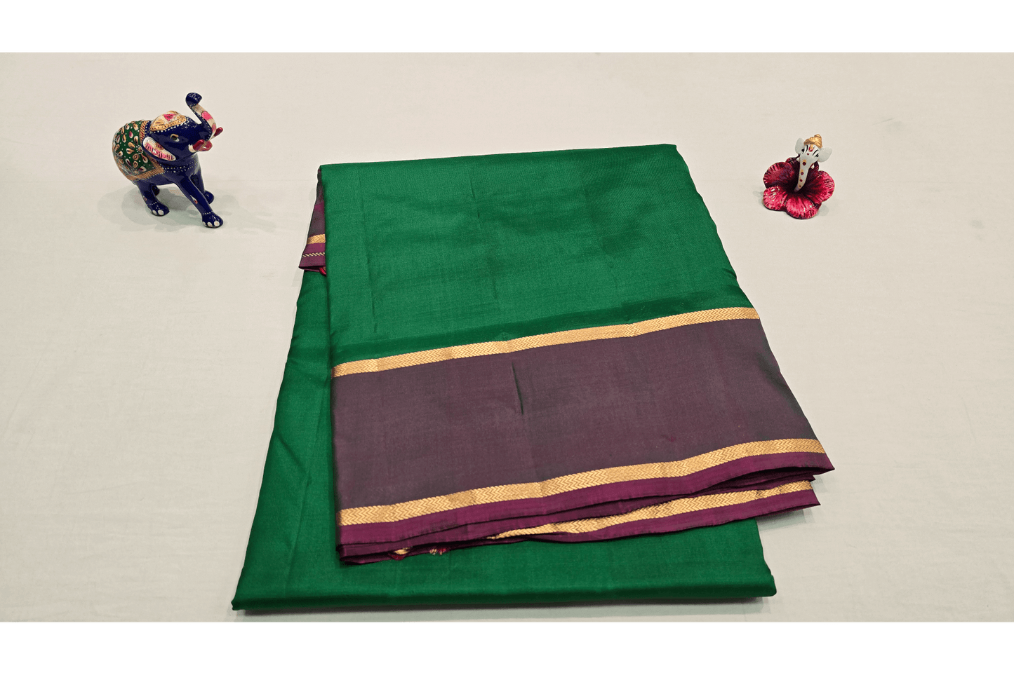 Nine yards silk saree AC1302