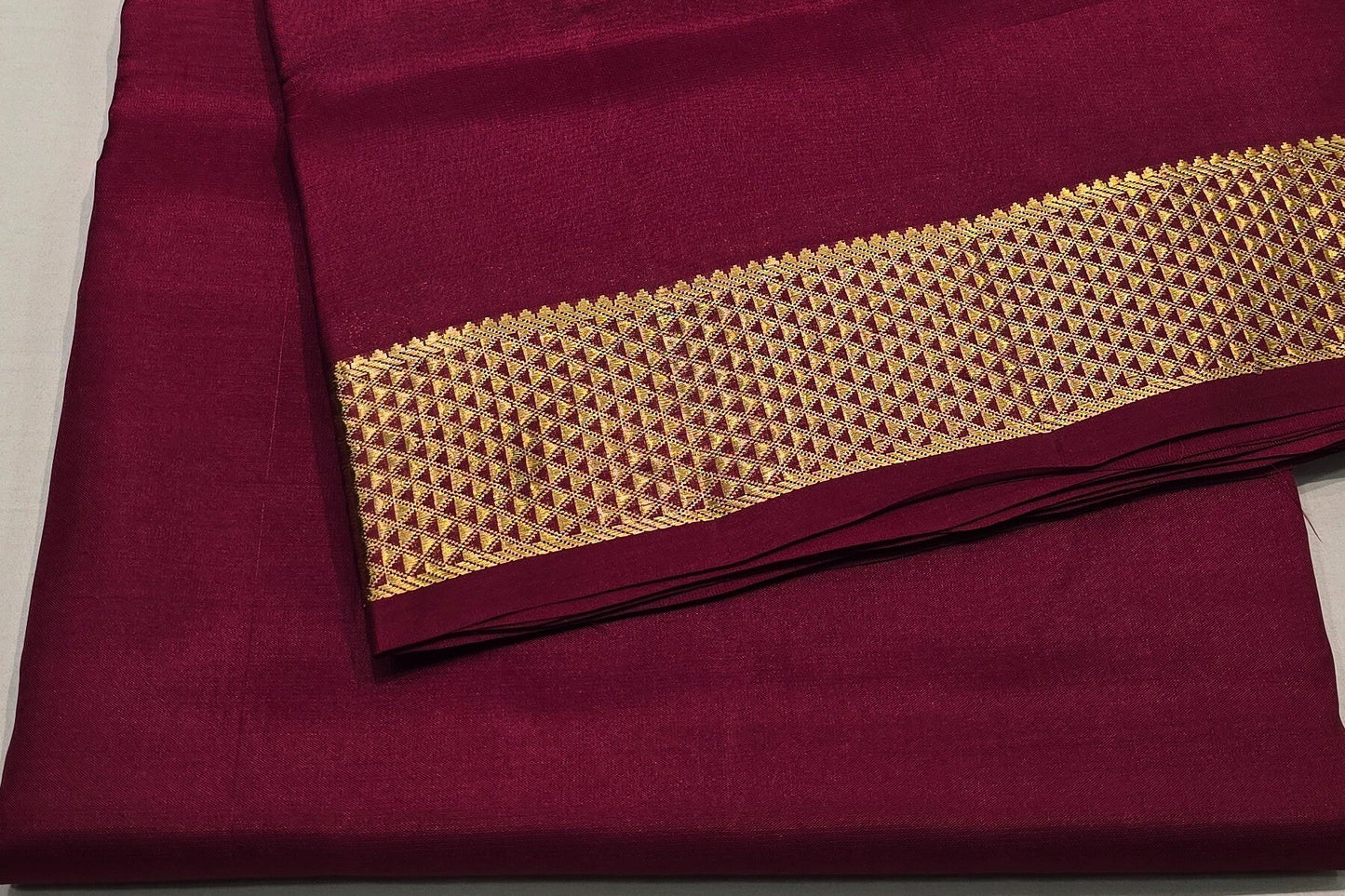 Nine yards silk saree AC1305