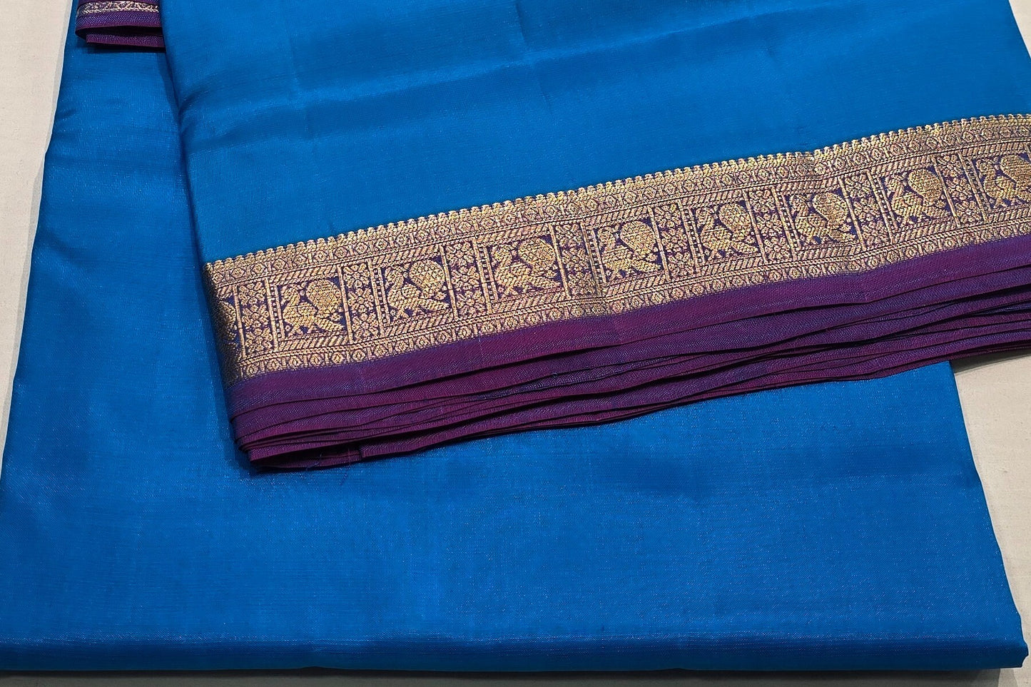 Nine yards silk saree AC1307