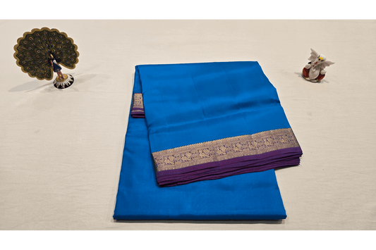 Nine yards silk saree AC1307