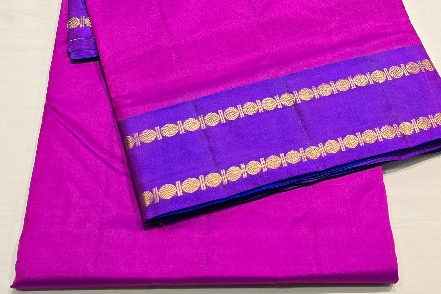 Nine yards silk saree SS4530