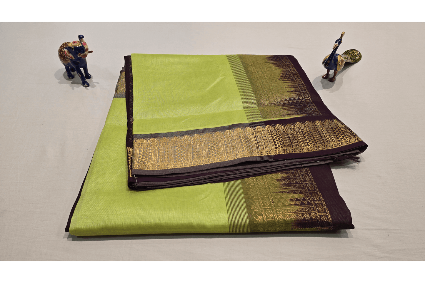 Nine Yards Silk Cotton Saree SS4636