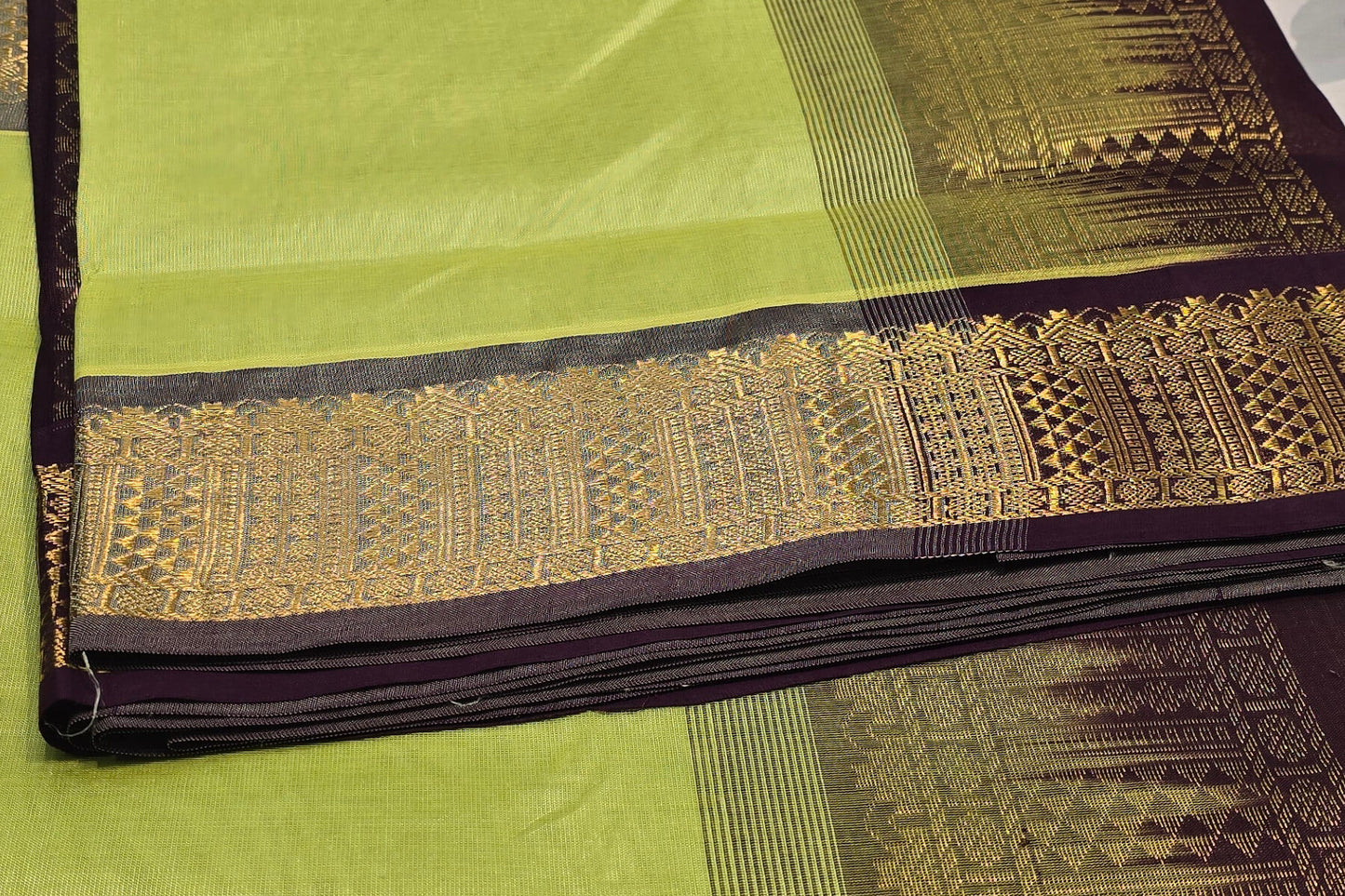 Nine Yards Silk Cotton Saree SS4636