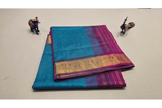 Nine Yards Silk Cotton Saree SS4639