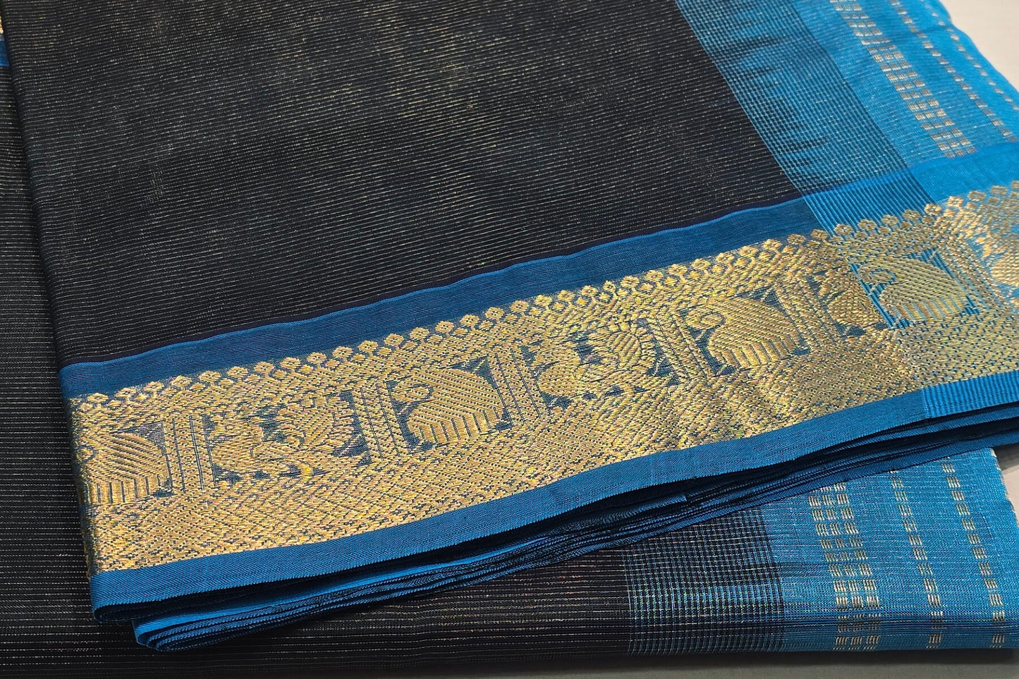 Nine Yards Silk Cotton Saree SS4641