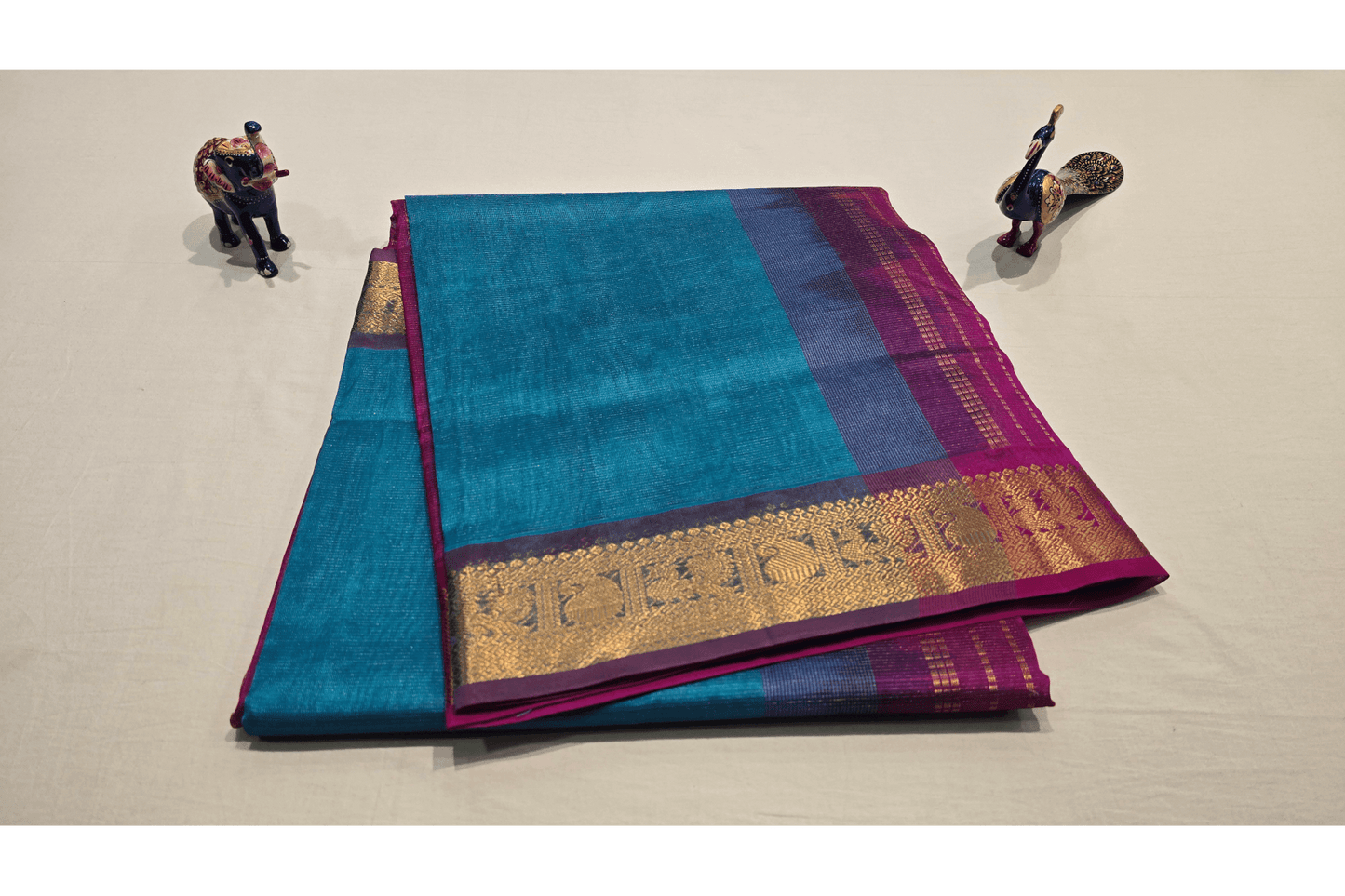 Nine Yards Silk Cotton Saree SS4643