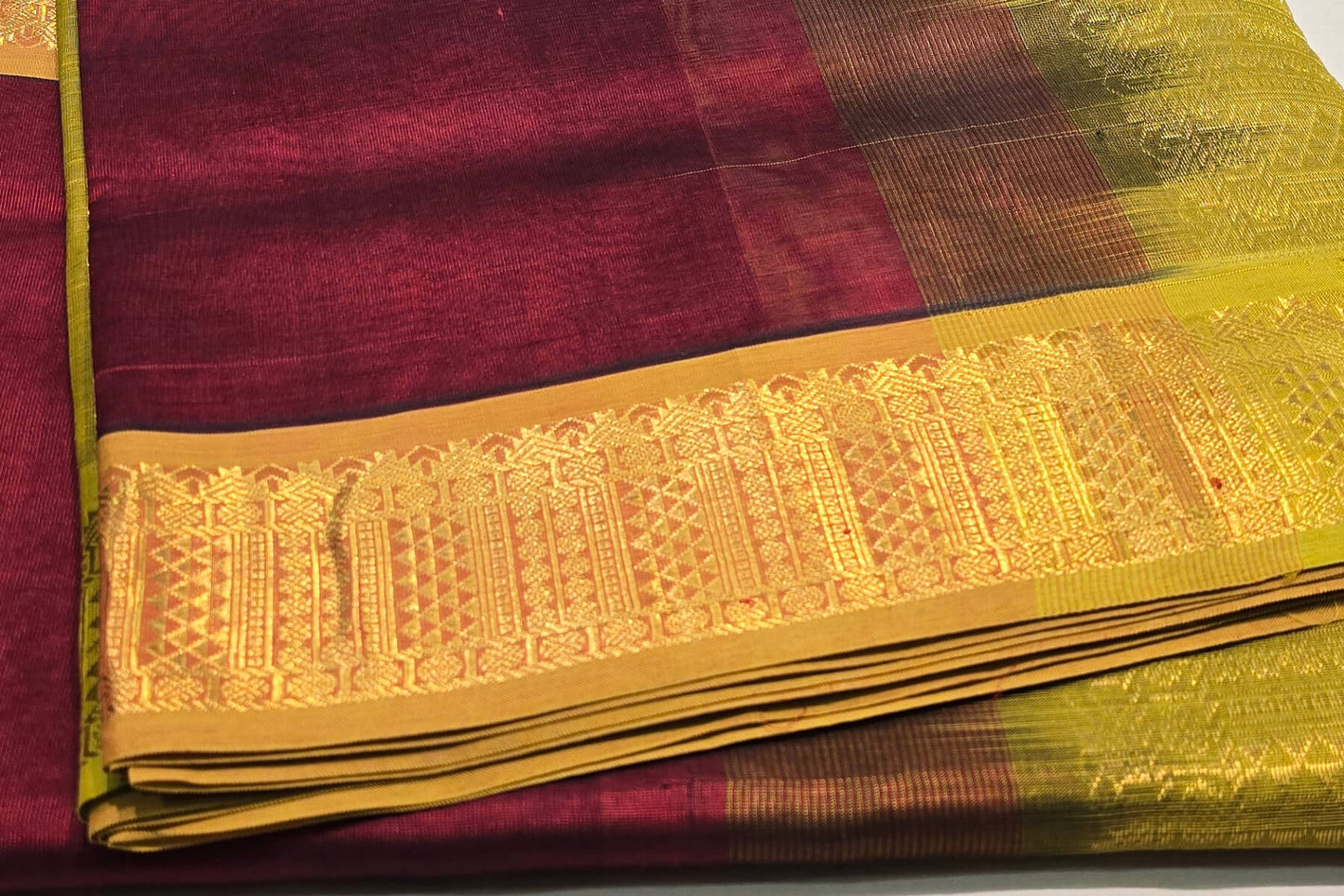 Nine Yards Silk Cotton Saree SS4646