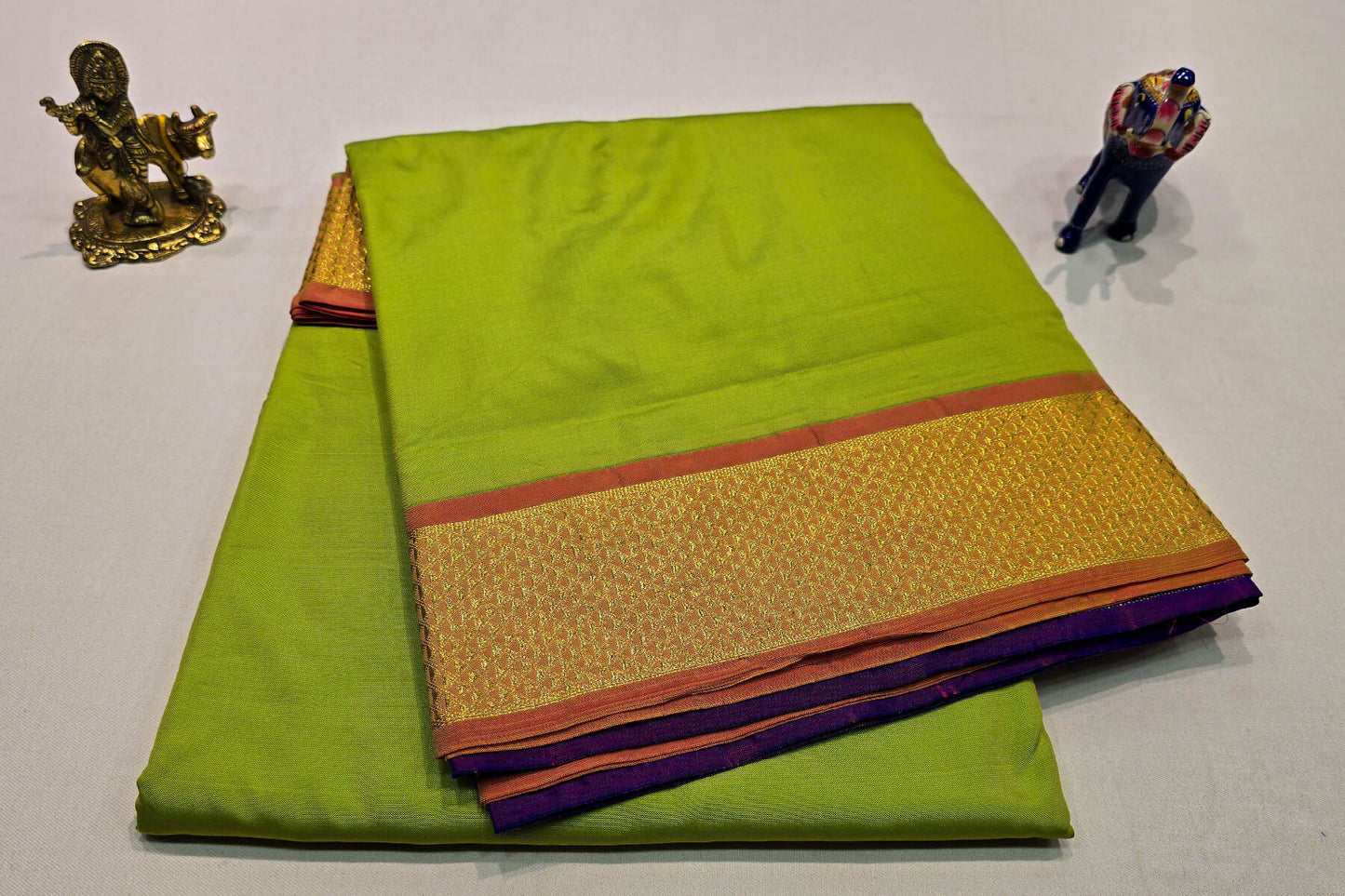 Nine Yards Semi Silk Saree SS5031