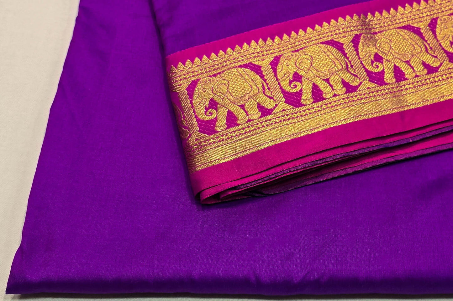 Nine Yards Semi Silk Saree SS5034