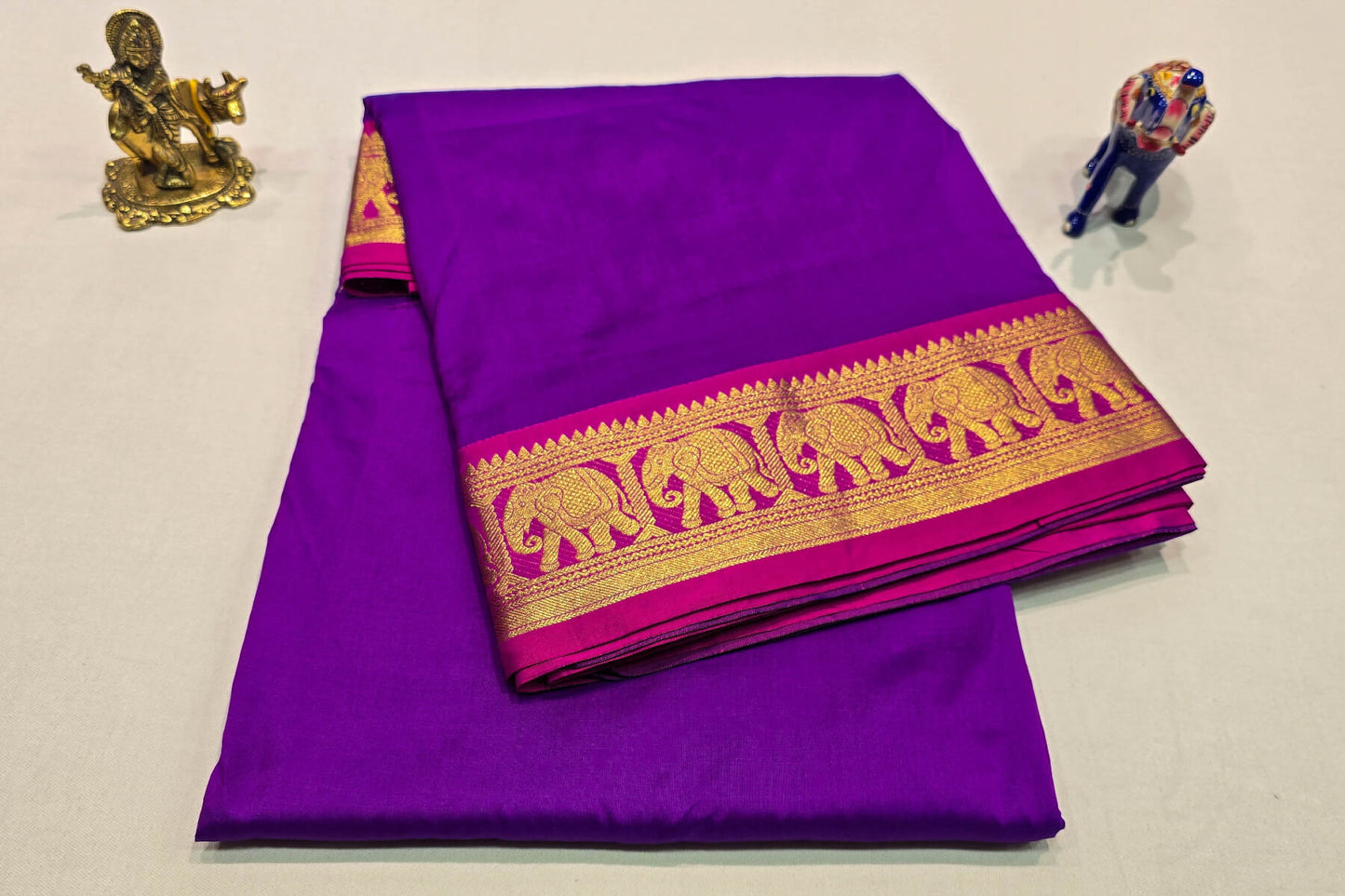 Nine Yards Semi Silk Saree SS5034