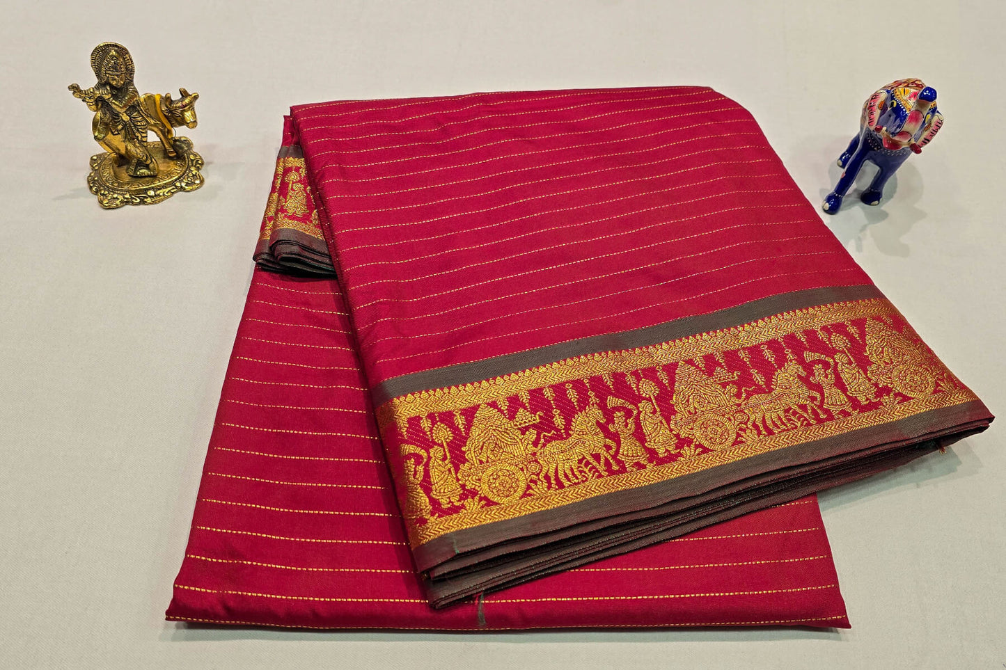 Nine Yards Semi Silk Saree SS5036