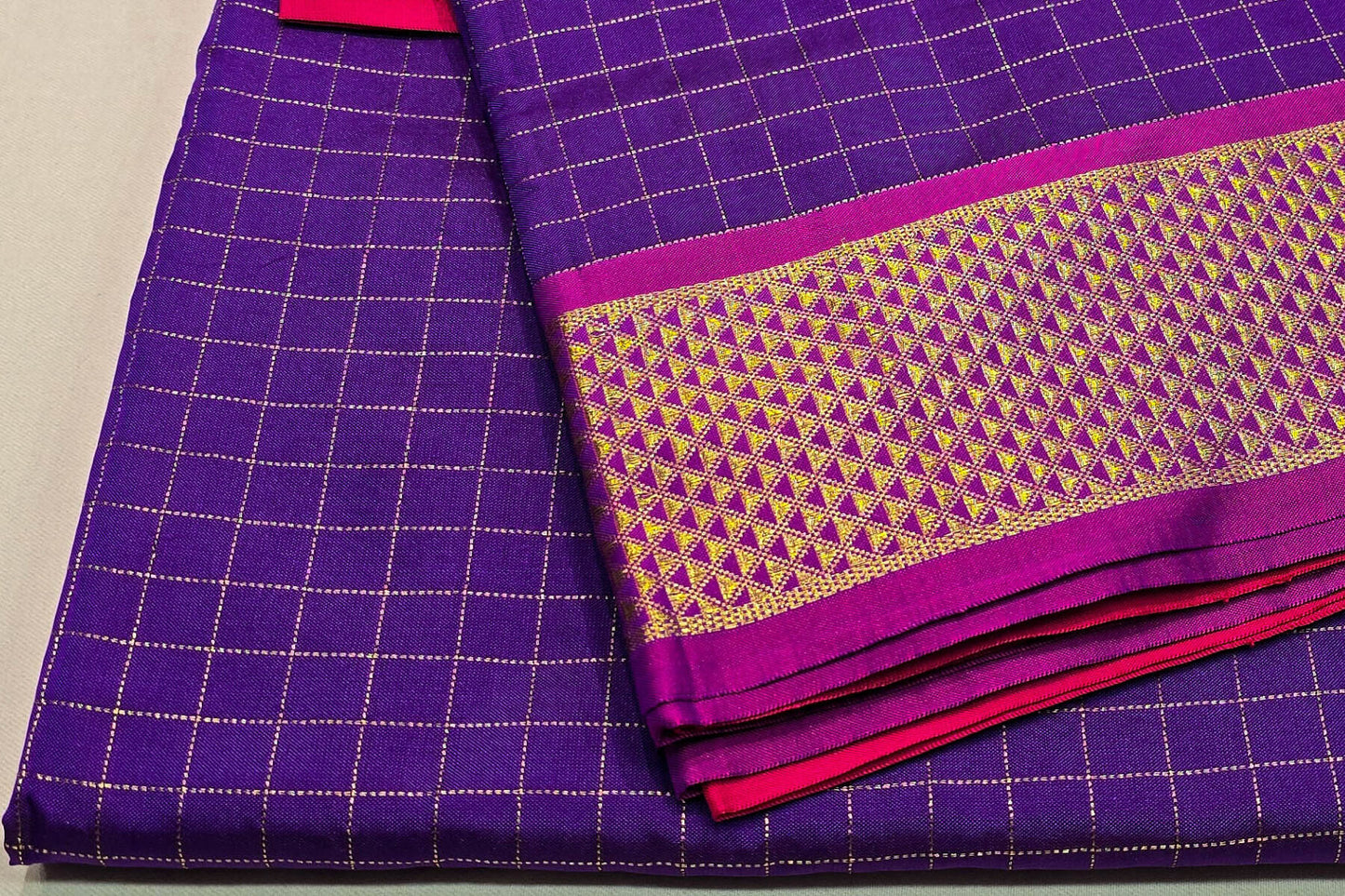 Nine Yards Semi Silk Saree SS5037