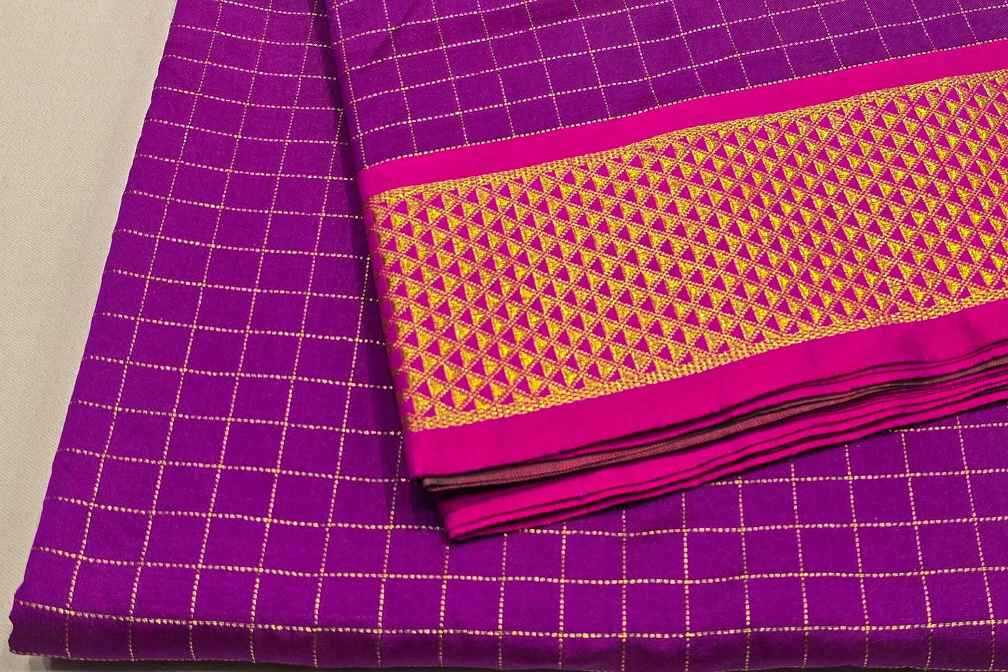 Nine Yards Semi Silk Saree SS5039