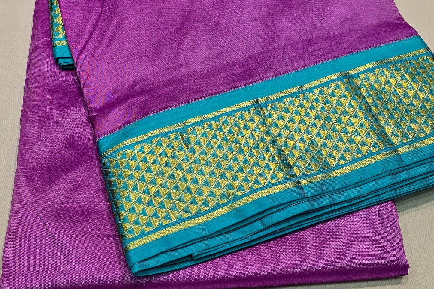 Nine yards silk saree SS5139