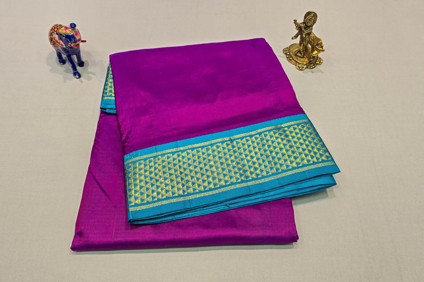 Nine yards silk saree SS5140