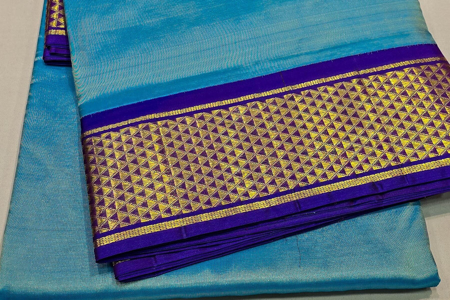 Nine yards silk saree SS5143