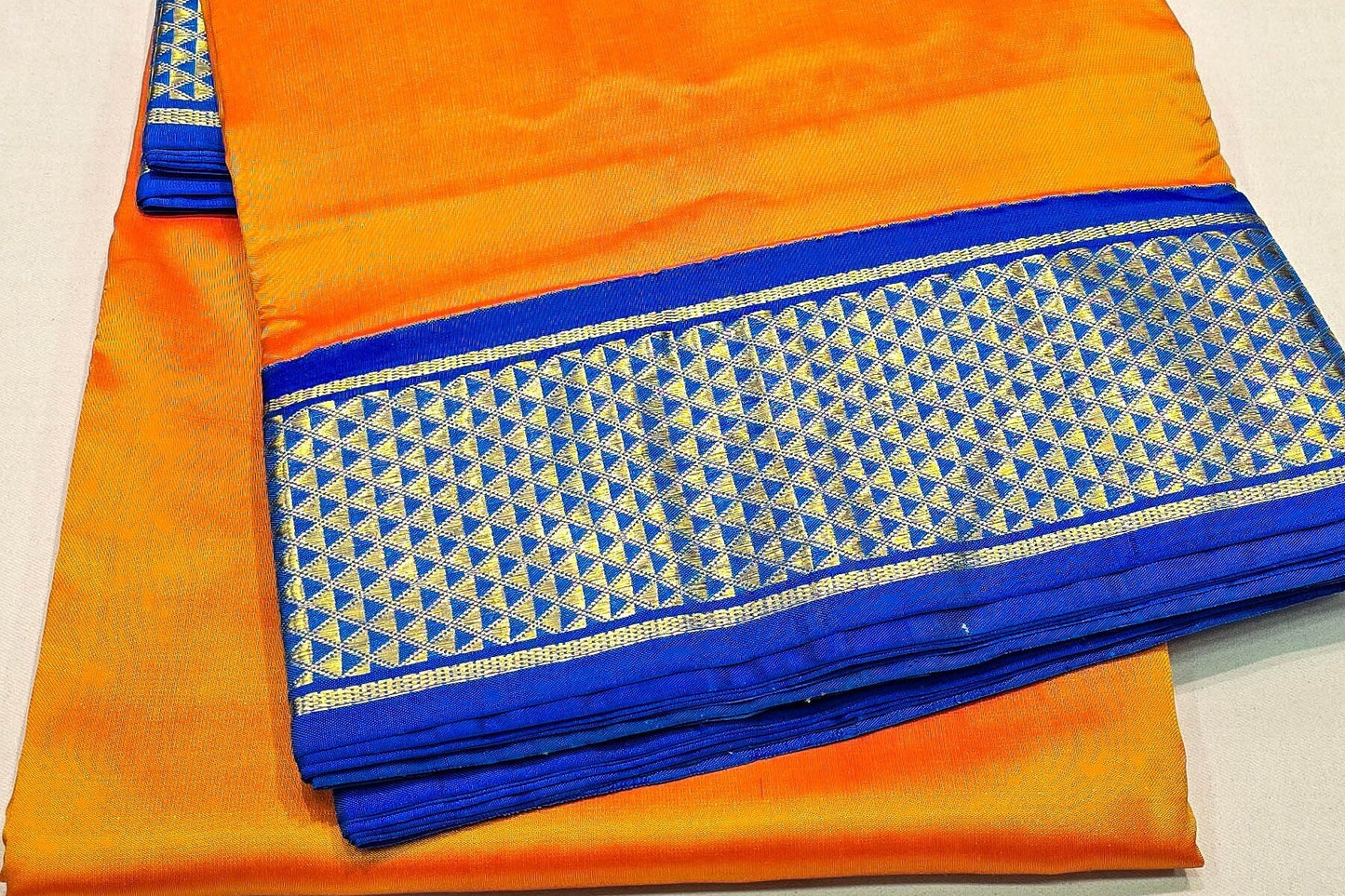 Nine yards silk saree SS5144