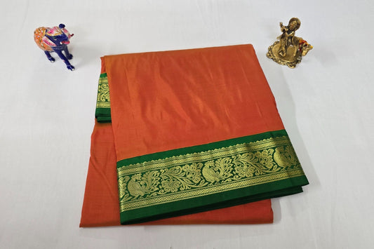 Nine yards silk saree SS5241