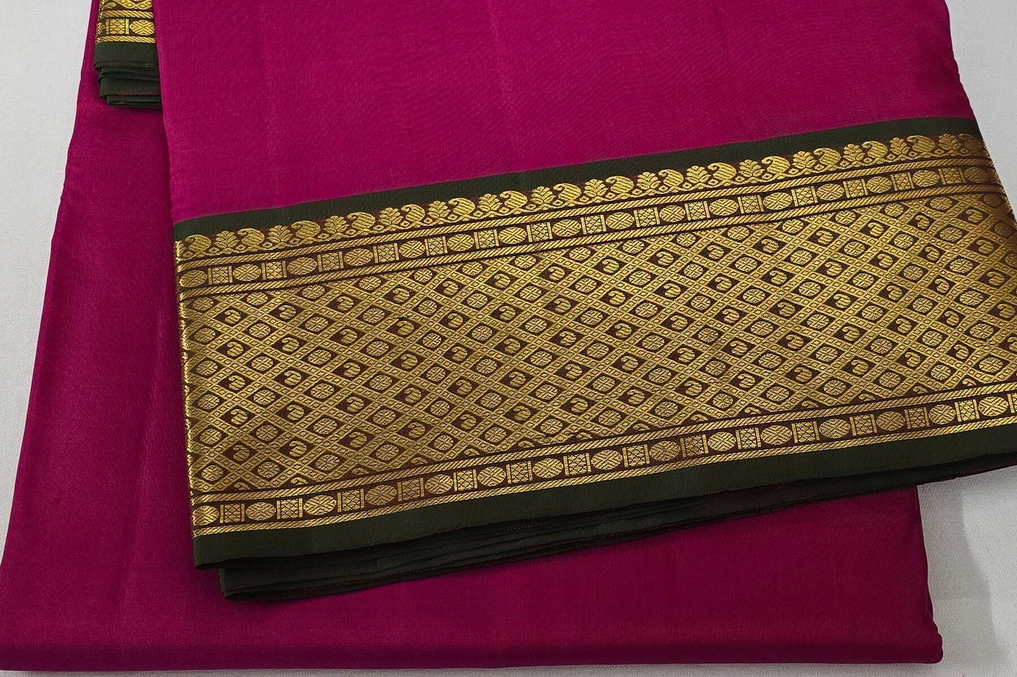 Nine yards silk saree SS5246