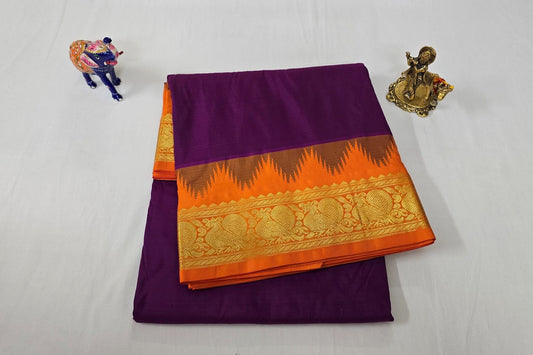 Nine yards silk saree SS5248