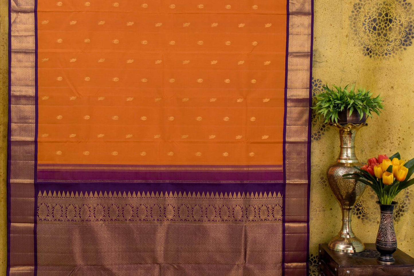 Kanjivaram silk saree SS4581